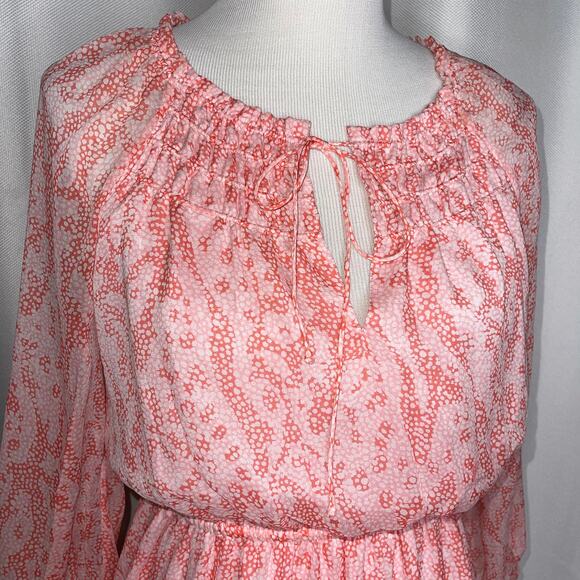 Diane Von Furstenberg Parry Floral Print Silk Peasant Dress NWT!! - Picture 3 of 10